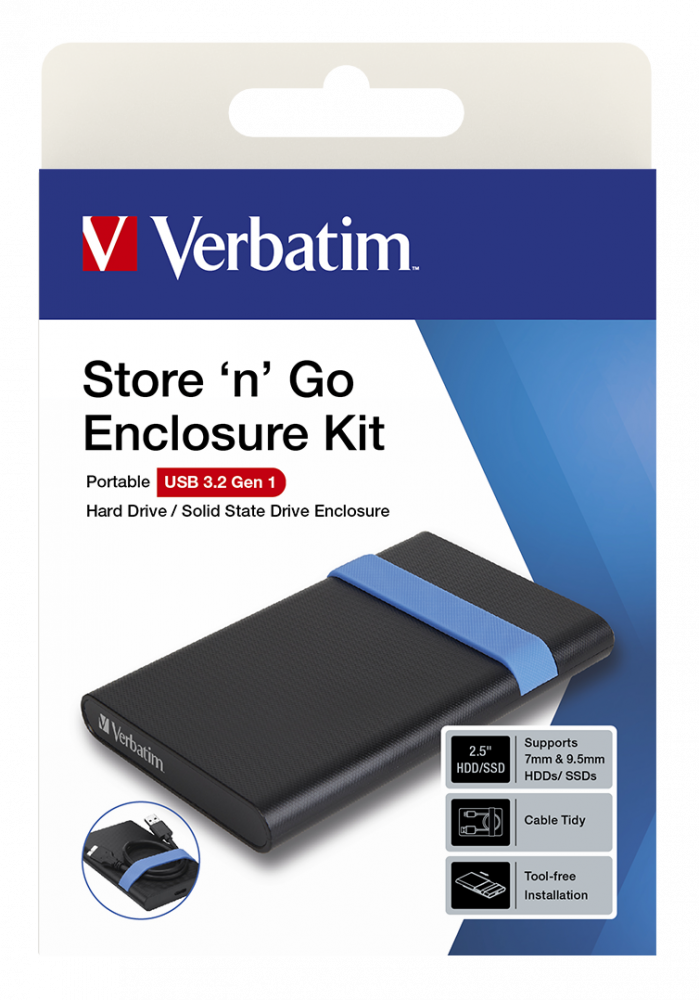 Store 'n' Go 2.5'' Enclosure Kit USB 3.2 Gen 1